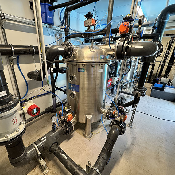 1 mikron alatti szűrési finomságot biztosító INOX jetwash perlit szűrő